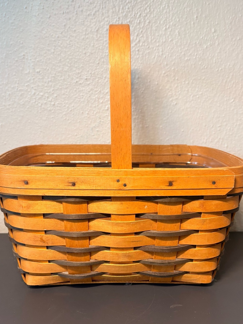 1997 Longaberger Handled Woven Basket